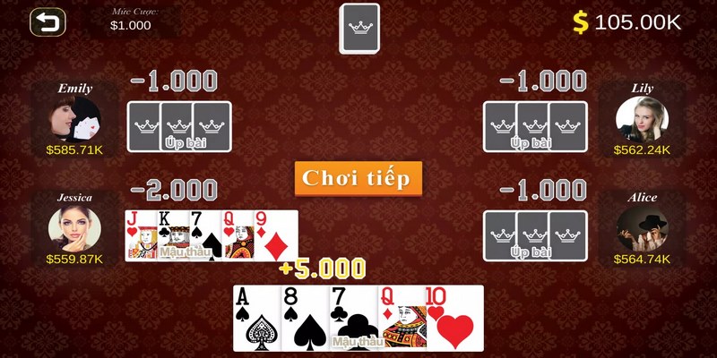 Luật của game xì tố cần ghi nhớ